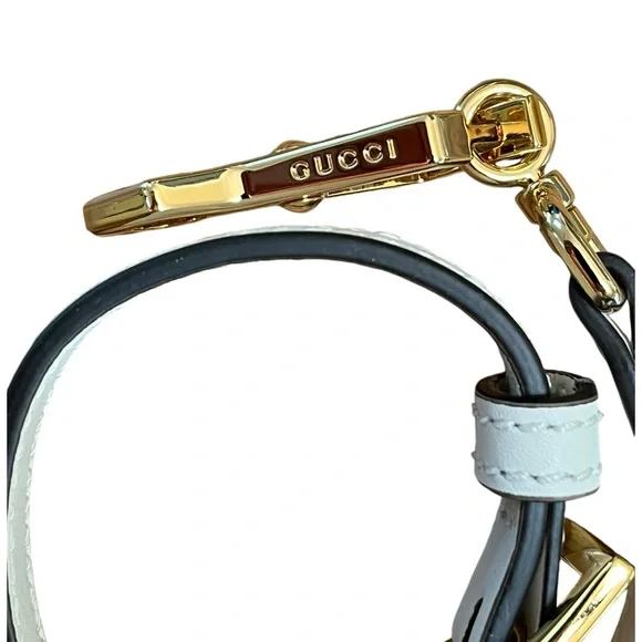 Gucci White Leather Shoulder Bag Strap $450.00 - Picture 2 of 8